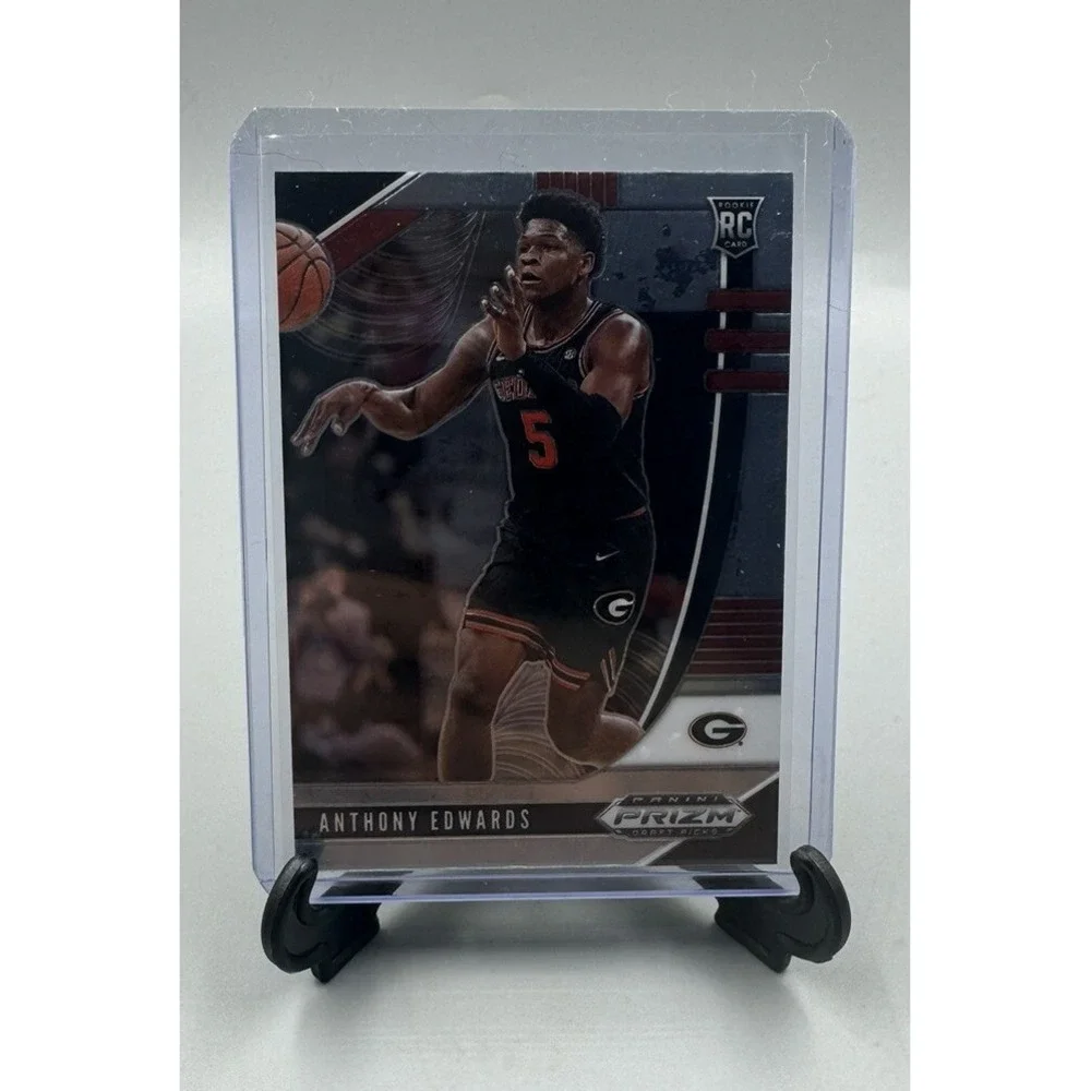 2020 Prizm Draft‎ Anthony Edwards RC #41 Georgia Bulldogs Timberwolves